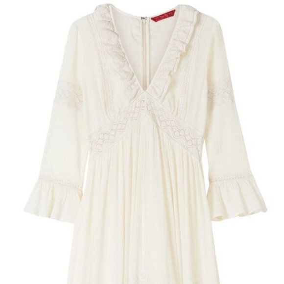 TIGERLILY Zoayla Ivory White Cotton Maxi Dress NWT RRP$399 - Picture 9 of 12